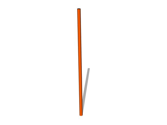 Slalom pole AG-101KO - orange