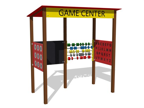 Educational playhouse - brown