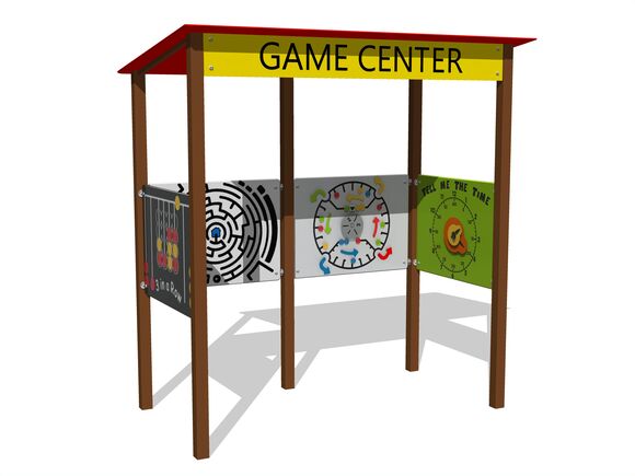 Educational playhouse - brown
