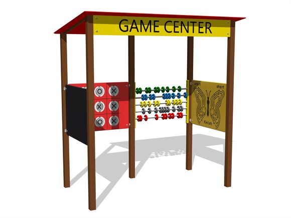Educational playhouse - brown