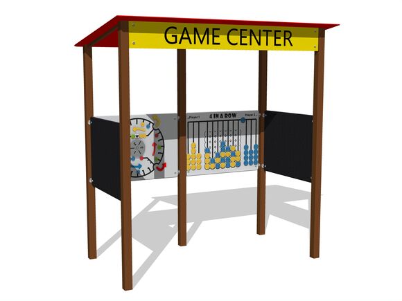 Educational playhouse - brown