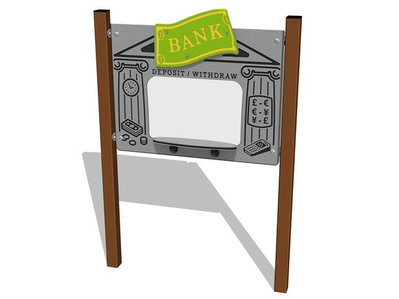 Educational panel EDP6131KW - brown