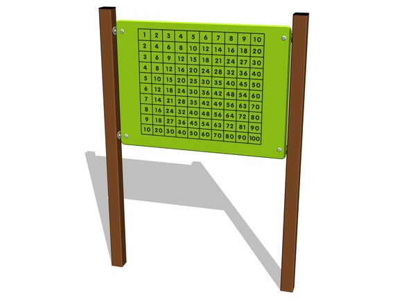 Educational panel EDP6116KW - brown