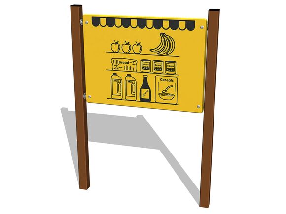 Educational panel EDP6121KW - brown