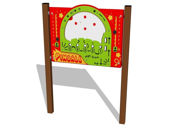 Educational panel EDP6124KW - brown