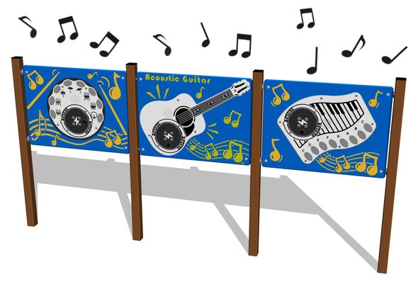 Educational panel EDP6301KW - brown