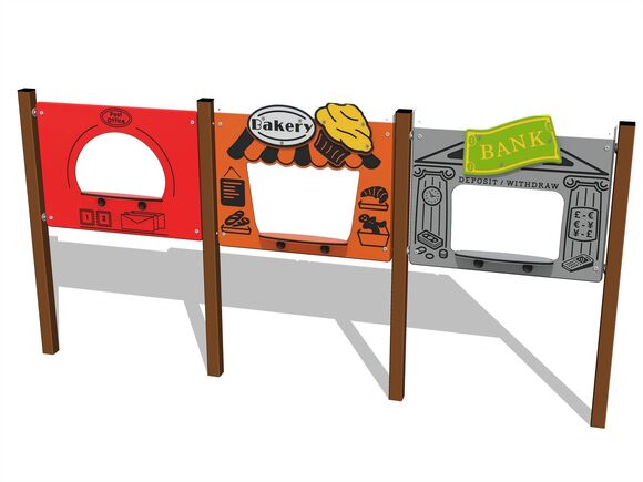 Educational panel - EDP6302KW - brown