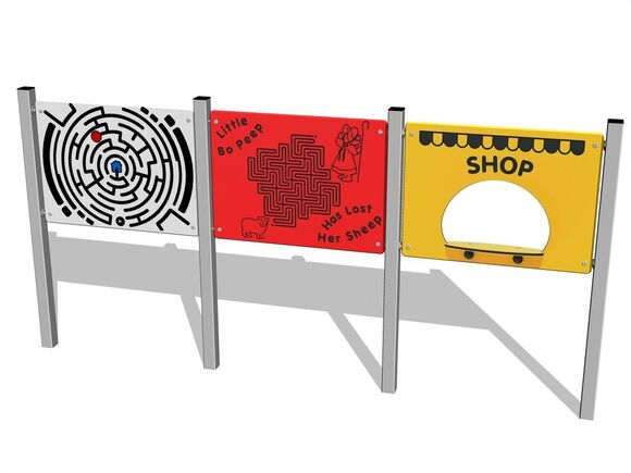 Educational panel - EDP6304KS - silver