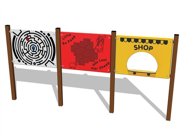 Educational panel - EDP6304KW - brown