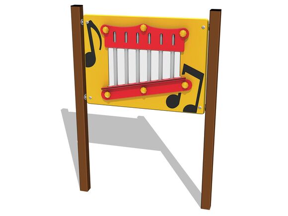 Educational panel Chimes EDP6133KW - brown