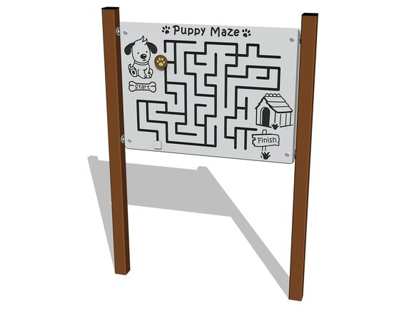 Educational panel EDP6102KW - brown