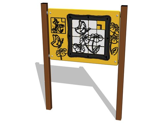 Educational panel EDP6112KW - brown