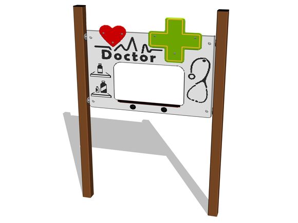 Educational panel EDP6111KW - brown