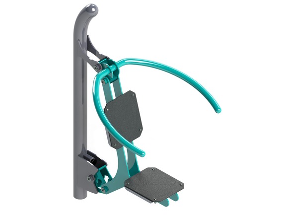 Fitness element FP-001ST Workout machine for shoulders - turquoise