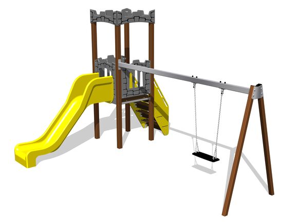 Game set castle UNH1025KW - brown