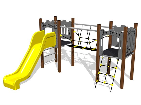 Game set castle UNH2005KW - brown