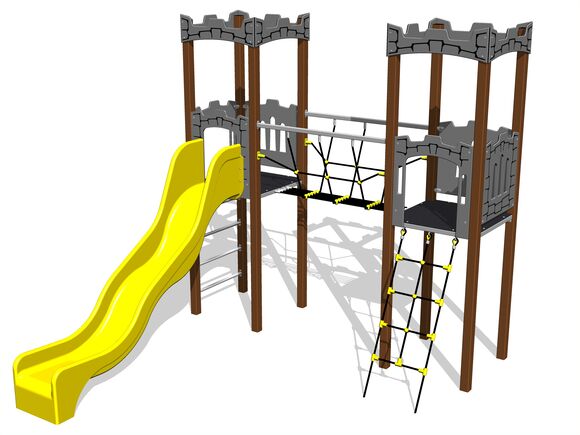 Game set castle UNH2009KW - brown
