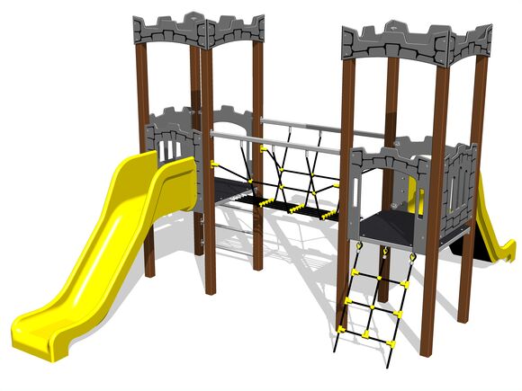 Game set castle UNH2010KW - brown