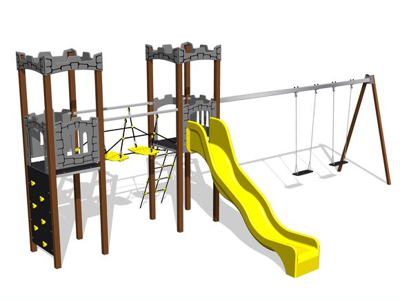 Game set castle UNH2026KW - brown