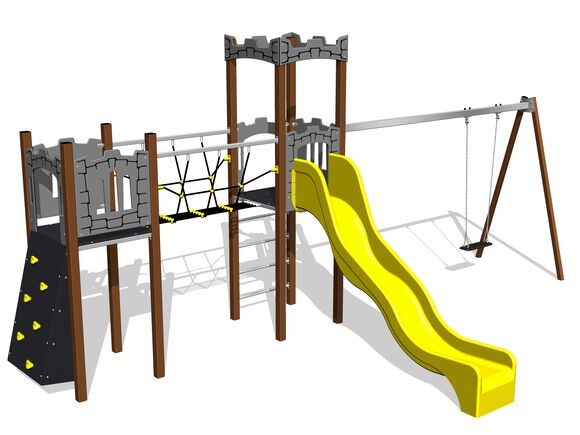 Game set castle UNH2032KW - brown