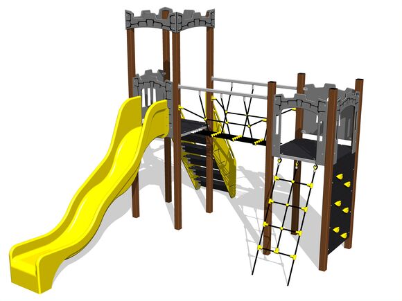 Game set castle UNH2033KW - brown