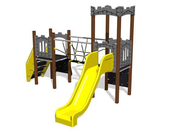 Game set castle UNH2038KW - brown