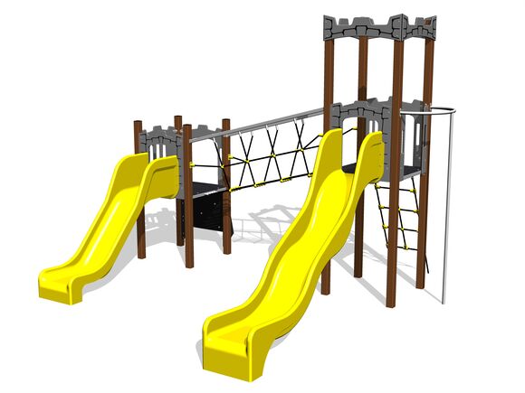 Game set castle UNH2051KW - brown