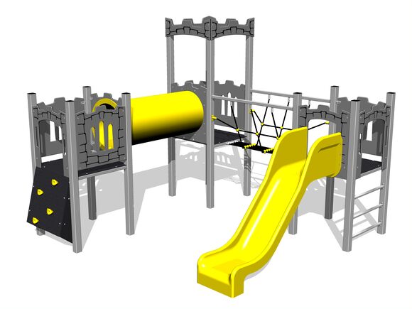 Game set castle UNH3005KS - silver