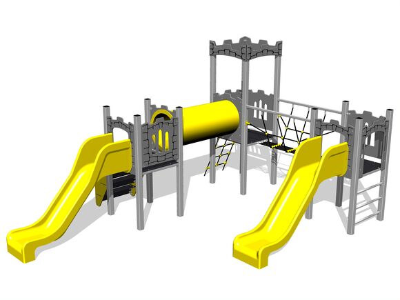 Game set castle UNH3007KS - silver