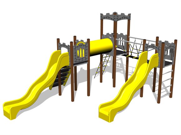 Game set castle UNH3007KW - brown