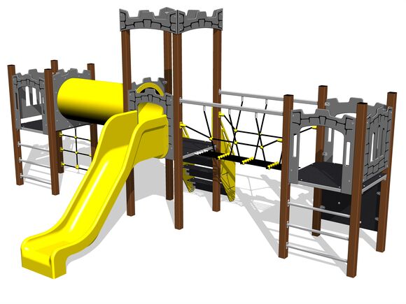Game set castle UNH3018KW - brown