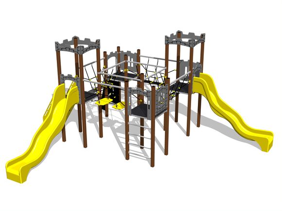 Game set castle UNH4010KW - brown