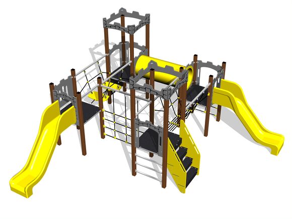 Game set castle UNH4018KW - brown