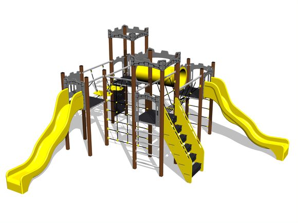 Game set castle UNH4018KW - brown