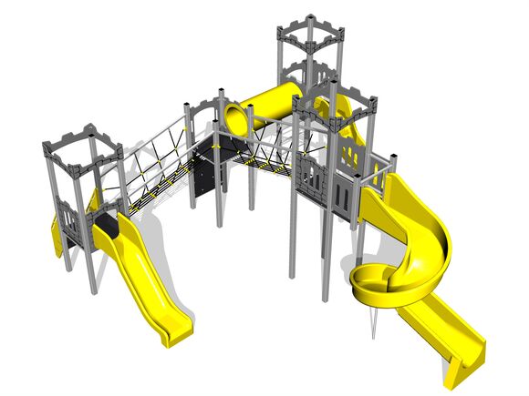 Game set castle UNH4021KS - silver