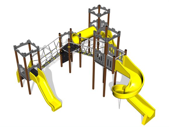 Game set castle UNH4021KW - brown