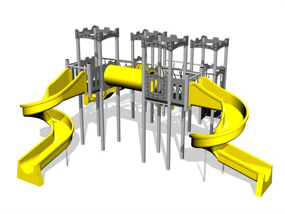 Game set castle UNH4022KS - silver
