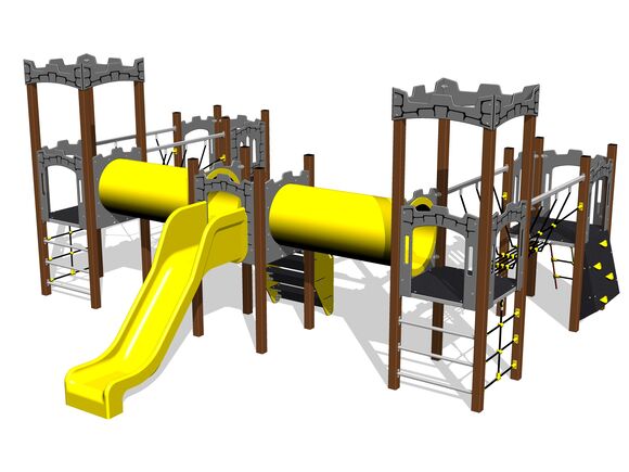 Game set castle UNH5001KW - brown
