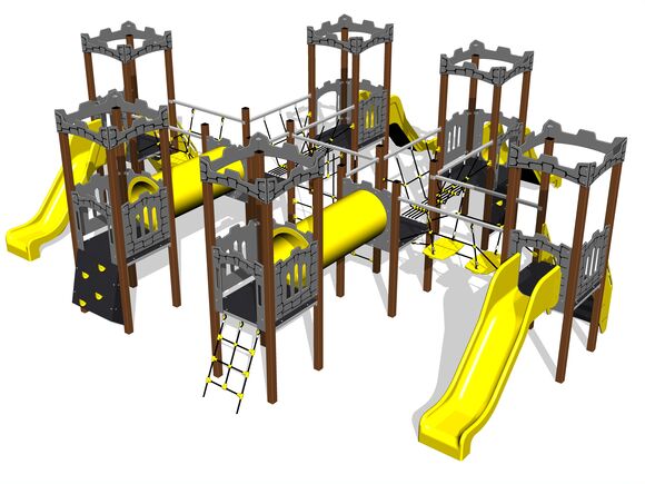 Game set castle UNH8001KW - brown