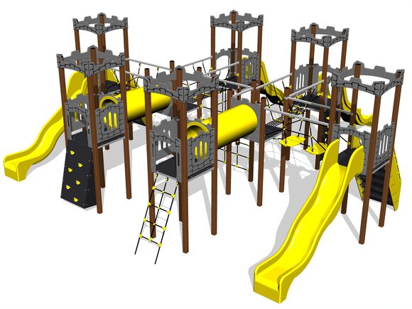 Game set castle UNH8001KW - brown