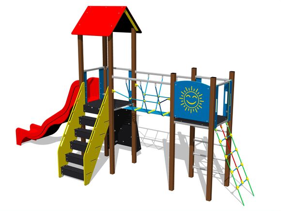 Game set classic UNK2027KW - brown