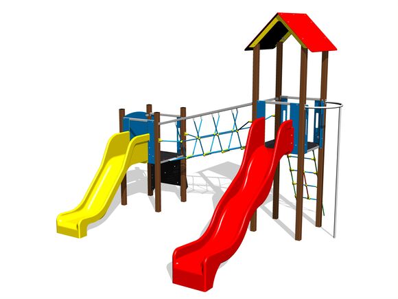 Game set classic UNK2051KW - brown