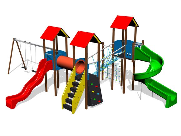 Game set classic UNK3015KW - brown