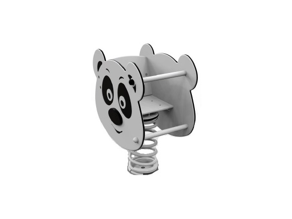 Spring rocker - PANDA HPN0227K (version with backrest)