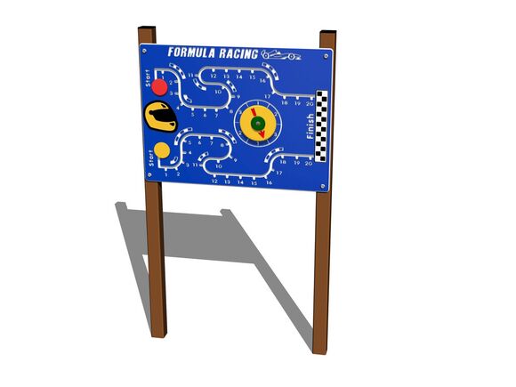 Interactive panel IP107KW - brown