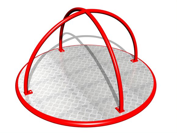 Stand-up merry-go-round KON0006KR (mean 1,45 m) - red