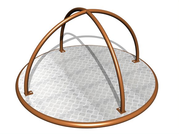 Stand-up merry-go-round KON0006KW (mean 1,45 m) - brown