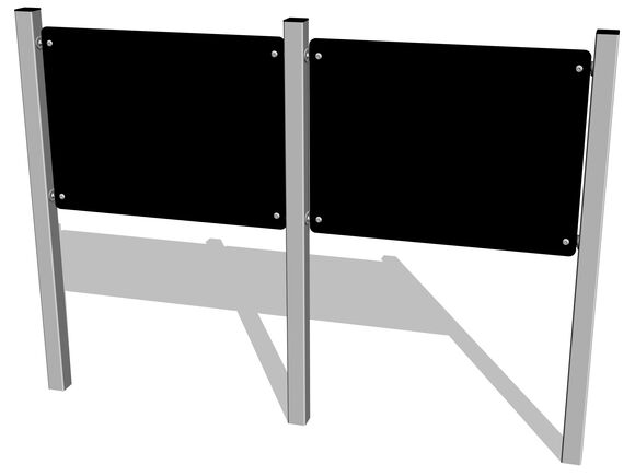 Double panel drawing board TKV6200KS - silver