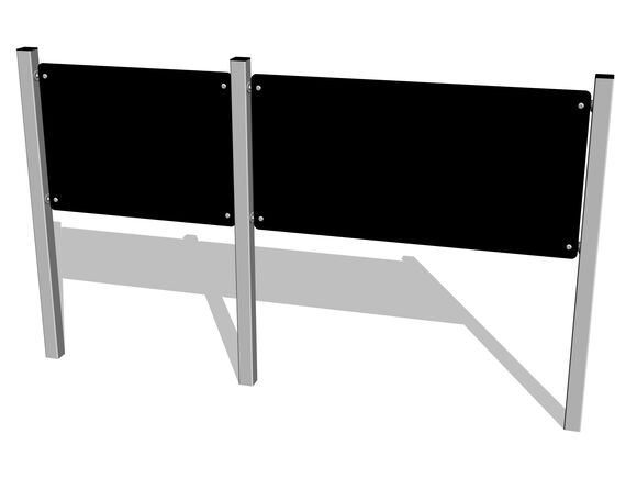 Double panel drawing board TKV6220KS - silver