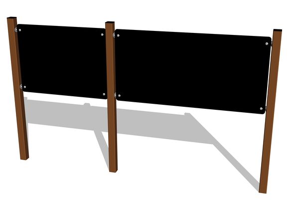 Double panel drawing board TKV6220KW - brown